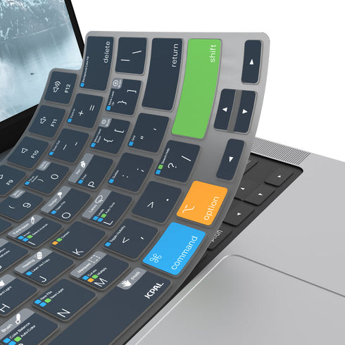 JCPal VerSkin Adobe Photoshop Shortcuts Keyboard Protector for MacBook Pro 14 (M3 2023 / M2 2023 / M1 2021), MacBook Pro 16 (M3 2023 / M2 2023 / M1 2021), MacBook Air 13.6 (M3 2024 / M2 2022), MacBook Air 15.3 (M3 2024 / M2 2023)